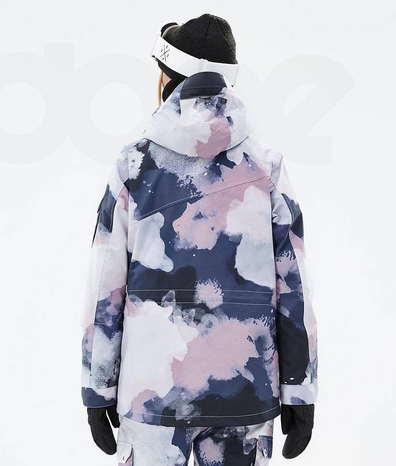 Navy / Pink Women's Dope Adept W Ski Jackets | India_D2322