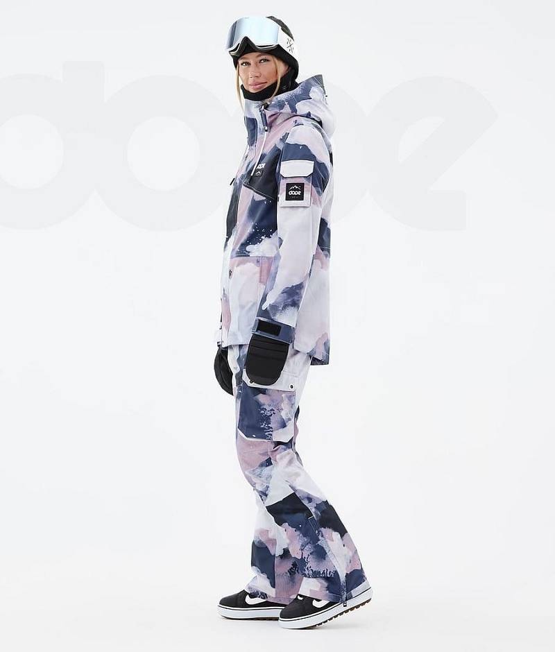 Navy / Pink Women's Dope Adept W Snowboard Jackets | India_D1069