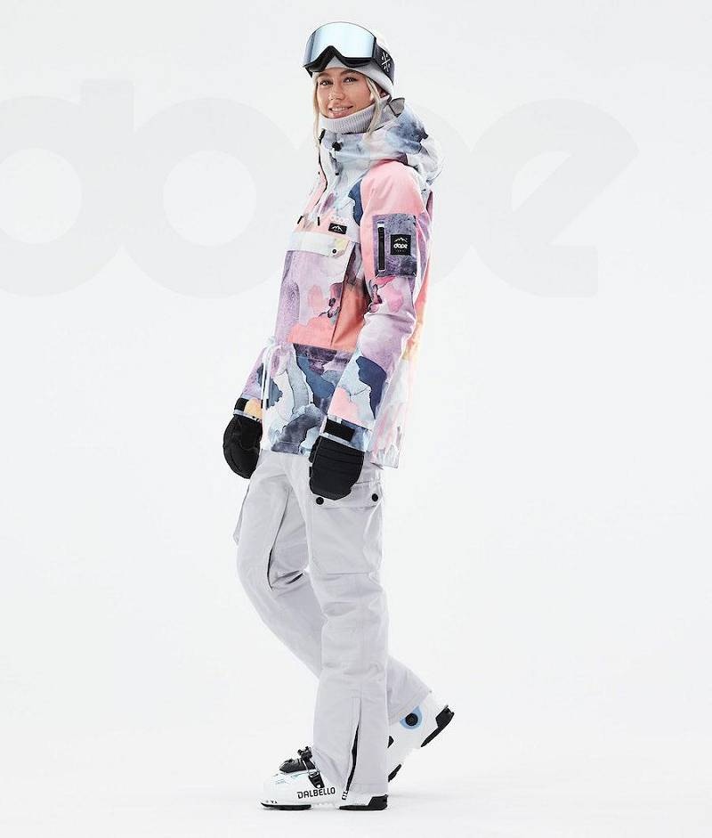 Navy / Pink Women's Dope Annok W 2021 Ski Jackets | India_D1513