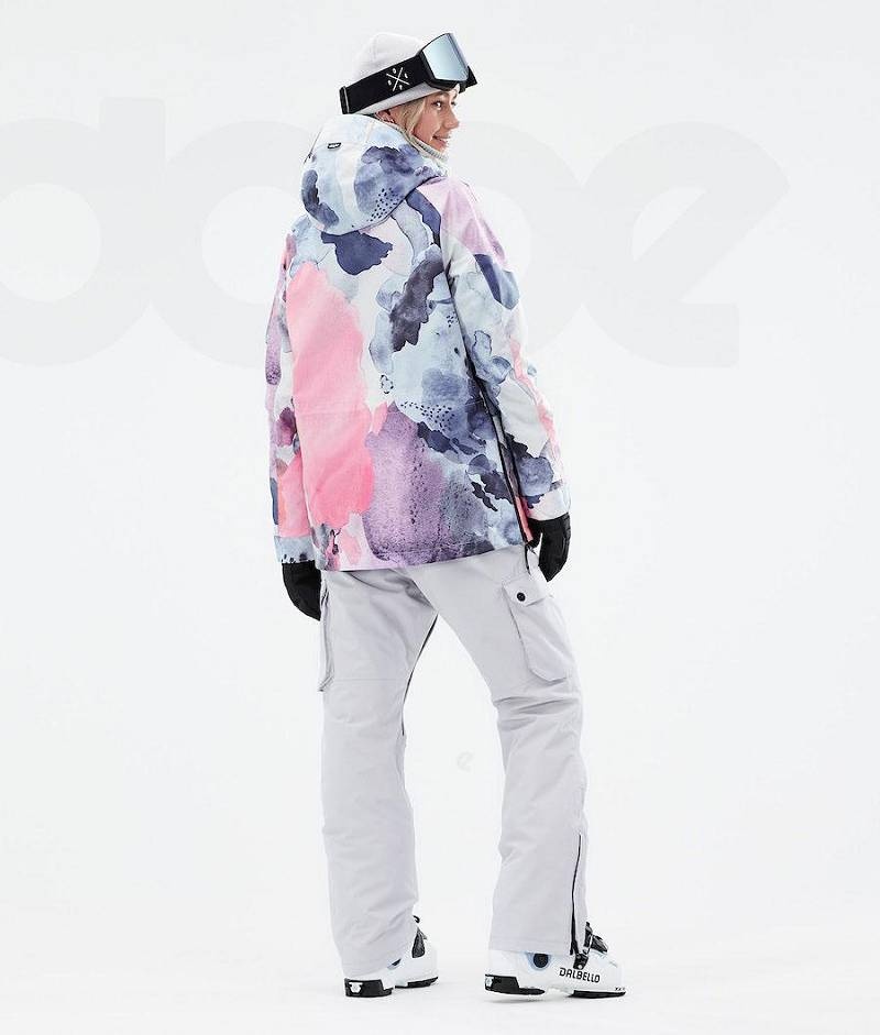 Navy / Pink Women's Dope Annok W 2021 Ski Jackets | India_D1513