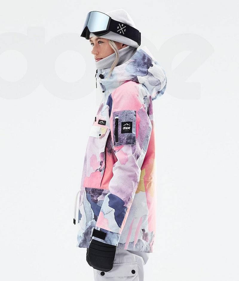 Navy / Pink Women's Dope Annok W 2021 Ski Jackets | India_D1513