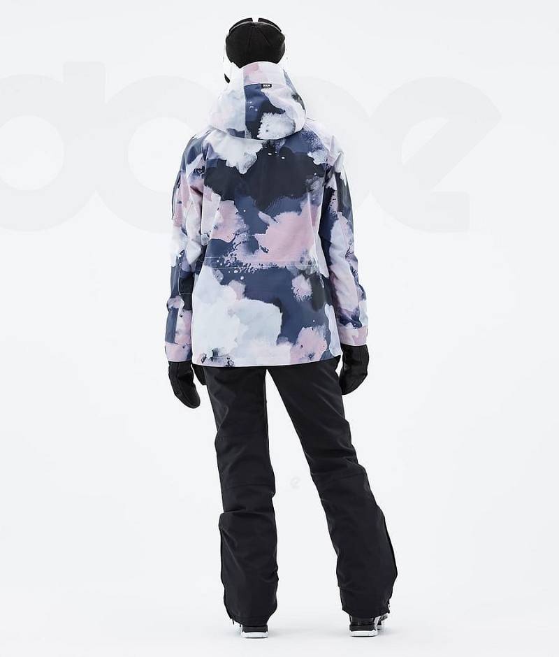 Navy / Pink Women's Dope Annok W Ski Jackets | India_D2218