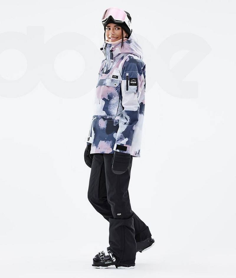 Navy / Pink Women's Dope Annok W Ski Jackets | India_D2218