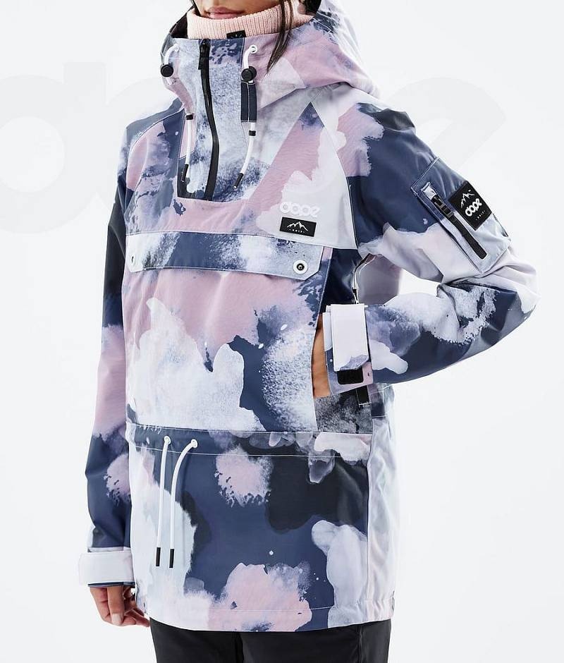 Navy / Pink Women's Dope Annok W Ski Jackets | India_D2218