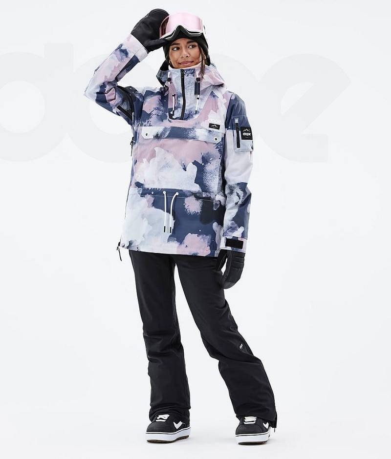 Navy / Pink Women's Dope Annok W Snowboard Jackets | India_D1910