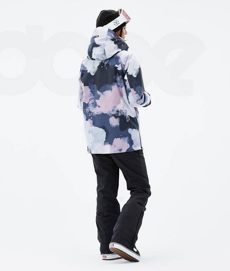 Navy / Pink Women's Dope Annok W Snowboard Jackets | India_D1910