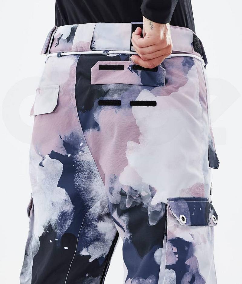 Navy / Pink Women's Dope Iconic W Snowboard Pants | India_D1593