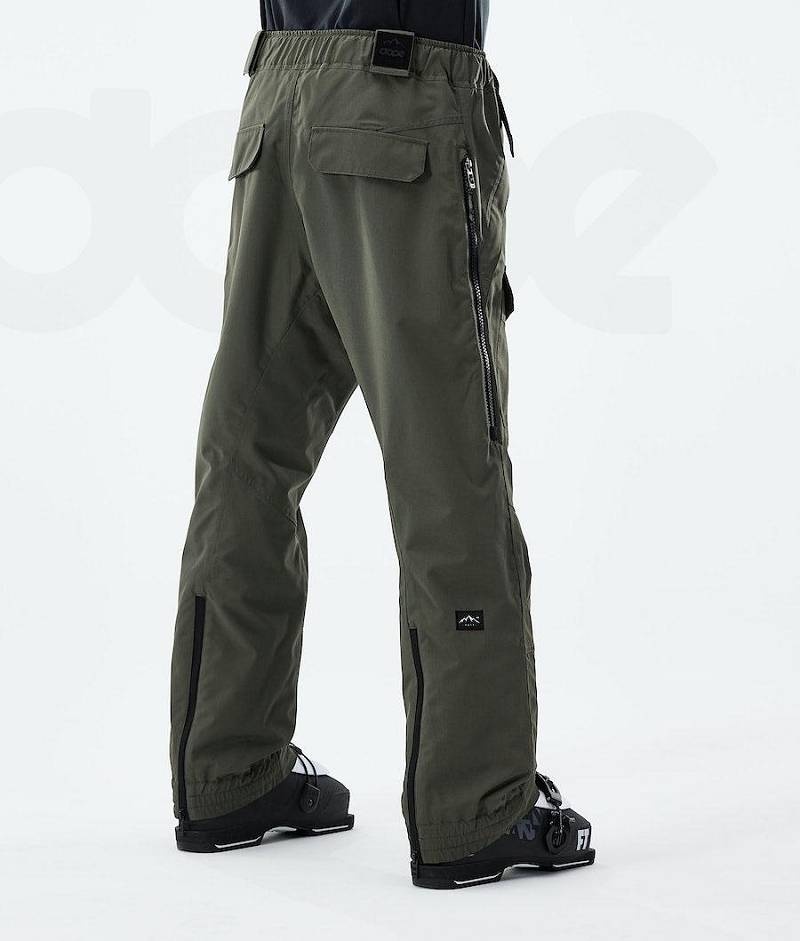 Olive Men's Dope Antek 2021 Ski Pants | India_D1002