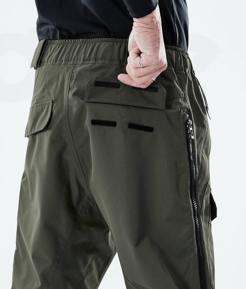 Olive Men's Dope Antek 2021 Ski Pants | India_D1002