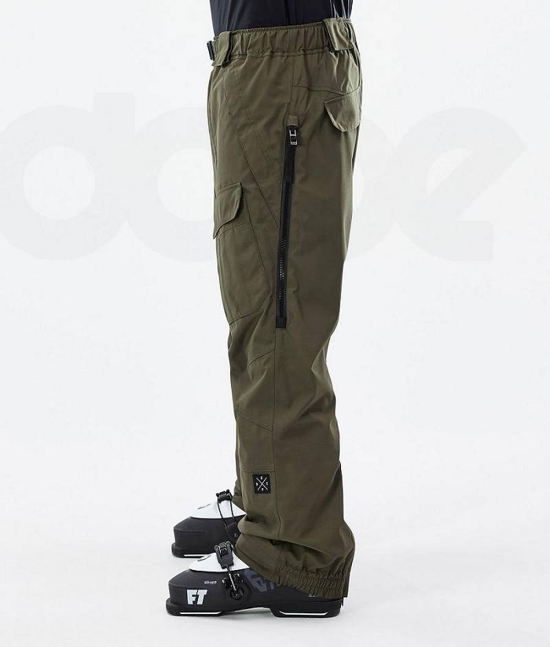 Olive Men's Dope Antek Ski Pants | India_D1614