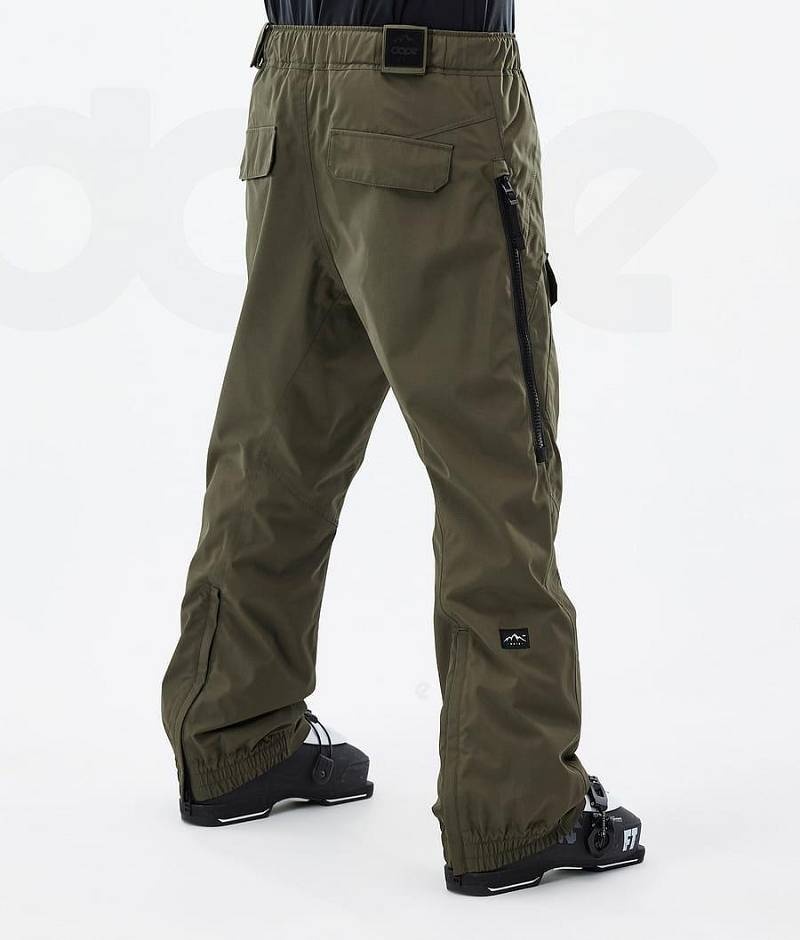 Olive Men's Dope Antek Ski Pants | India_D1614