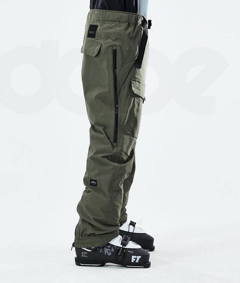 Olive Men's Dope Antek Ski Pants | India_D2418