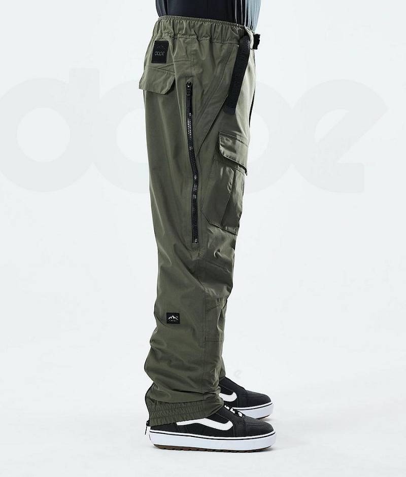 Olive Men's Dope Antek Snowboard Pants | India_D1095