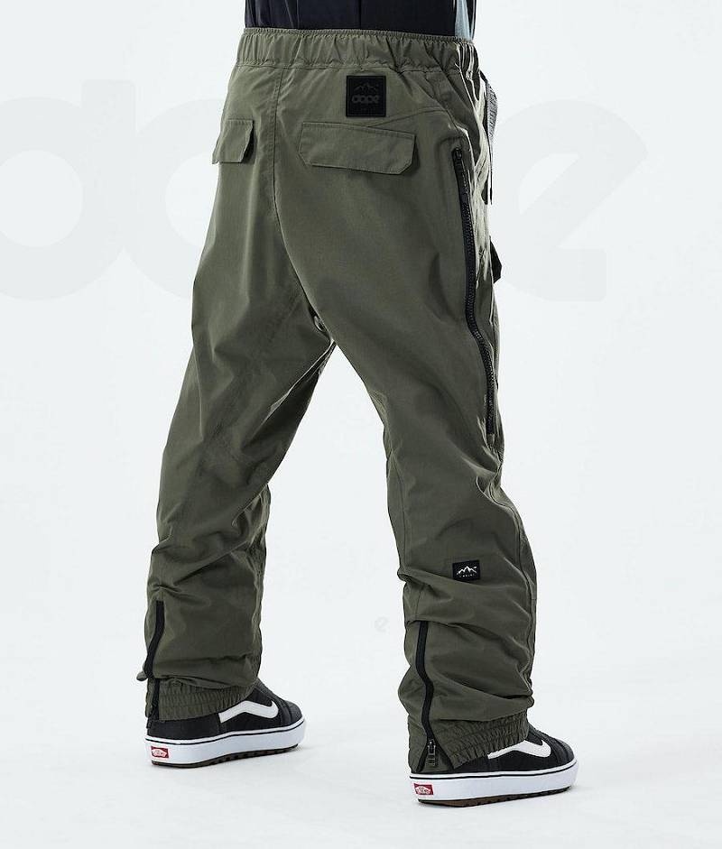 Olive Men's Dope Antek Snowboard Pants | India_D1095