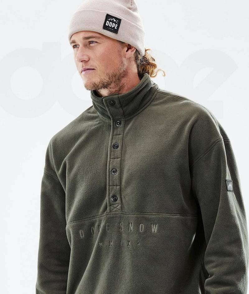 Olive Men's Dope Comfy 2021 Fleece | India_D1047