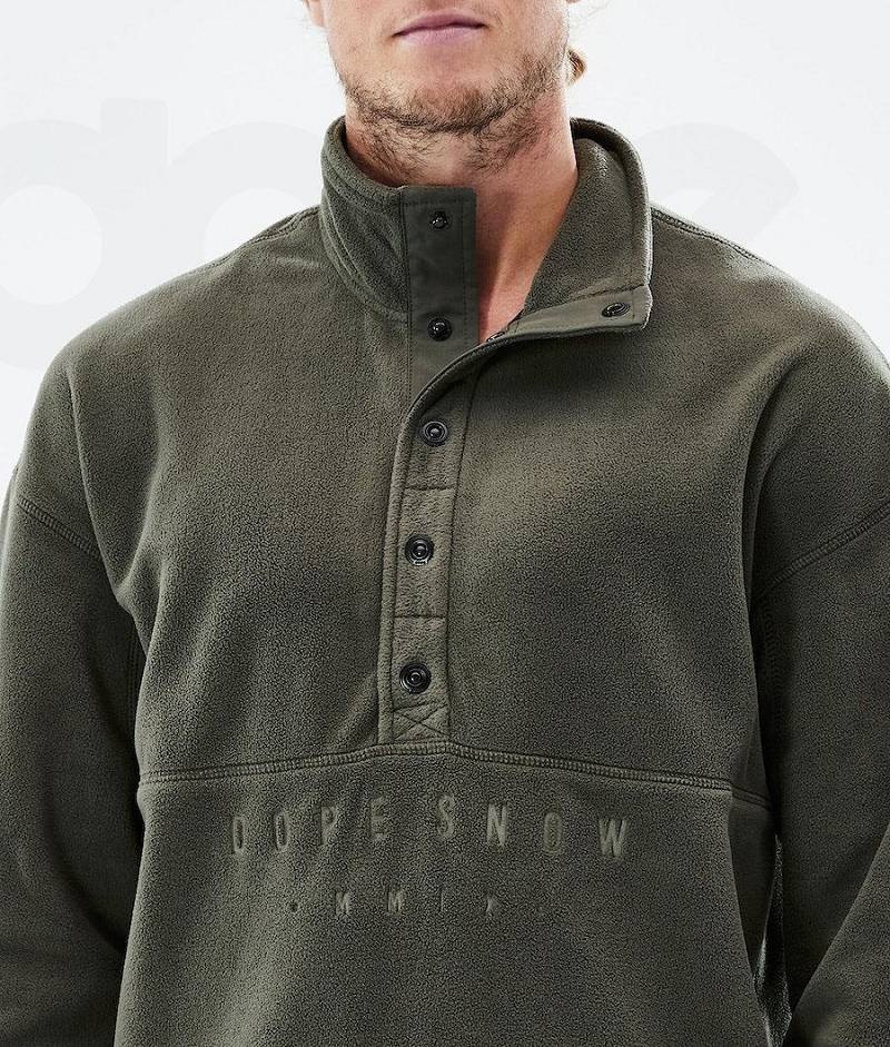 Olive Men's Dope Comfy 2021 Fleece | India_D1047