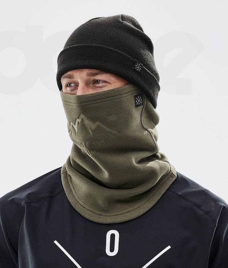 Olive Men's Dope Cozy Tube Facemasks | India_D1135