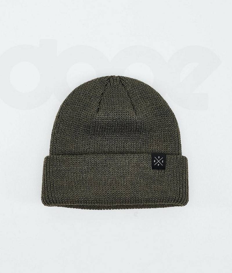 Olive Men\'s Dope Drifter II Beanies | India_D1225