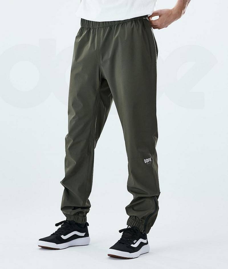 Olive Men's Dope Drizzard Outdoor Pants | India_D1611