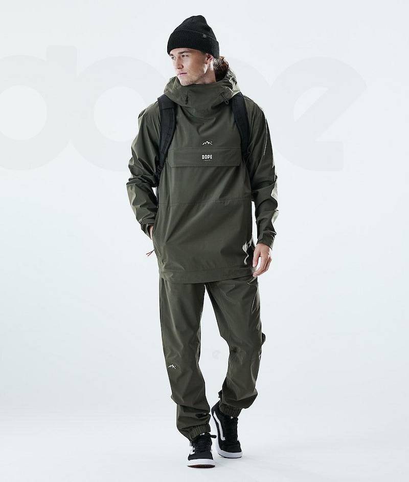 Olive Men's Dope Drizzard Outdoor Pants | India_D1611