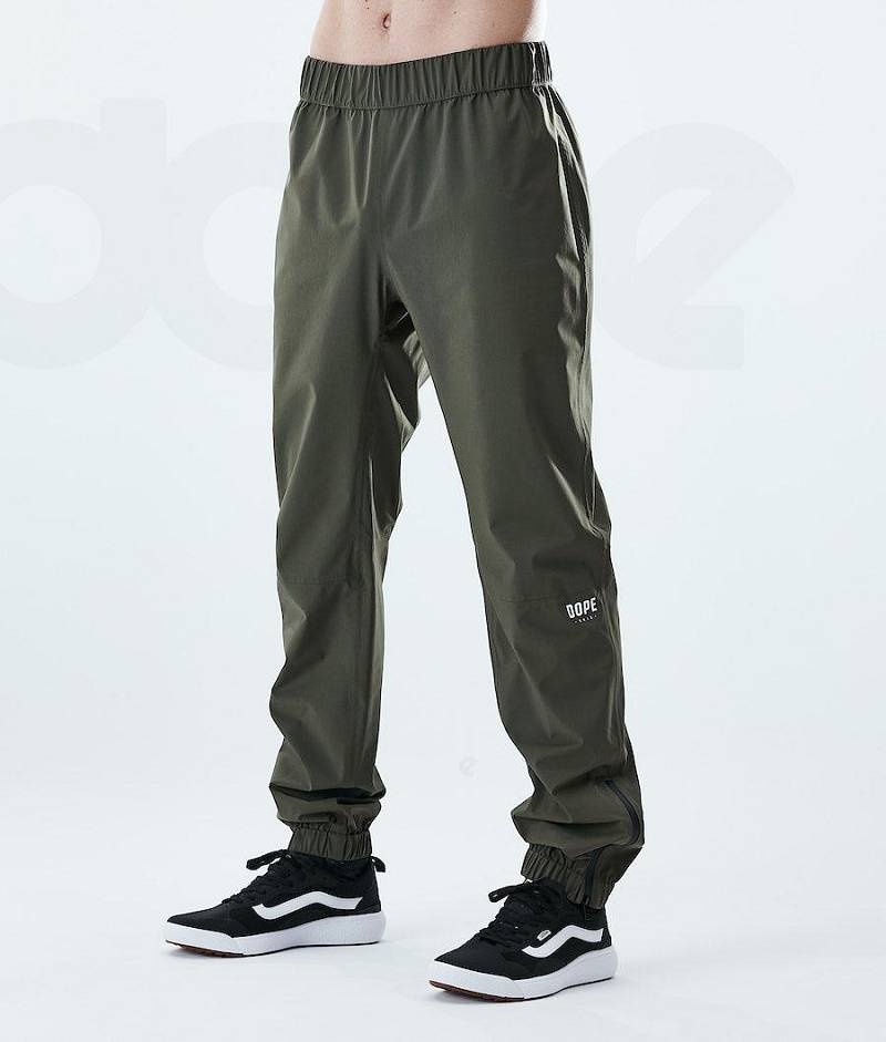 Olive Men's Dope Drizzard Outdoor Pants | India_D1611