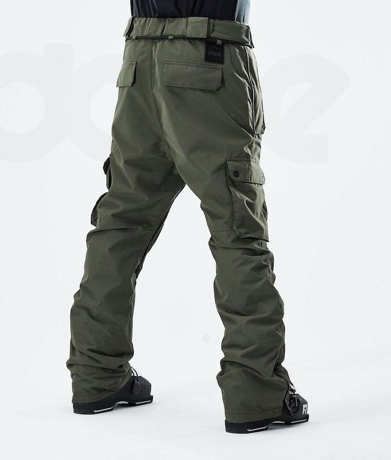 Olive Men's Dope Iconic 2021 Ski Pants | India_D1281