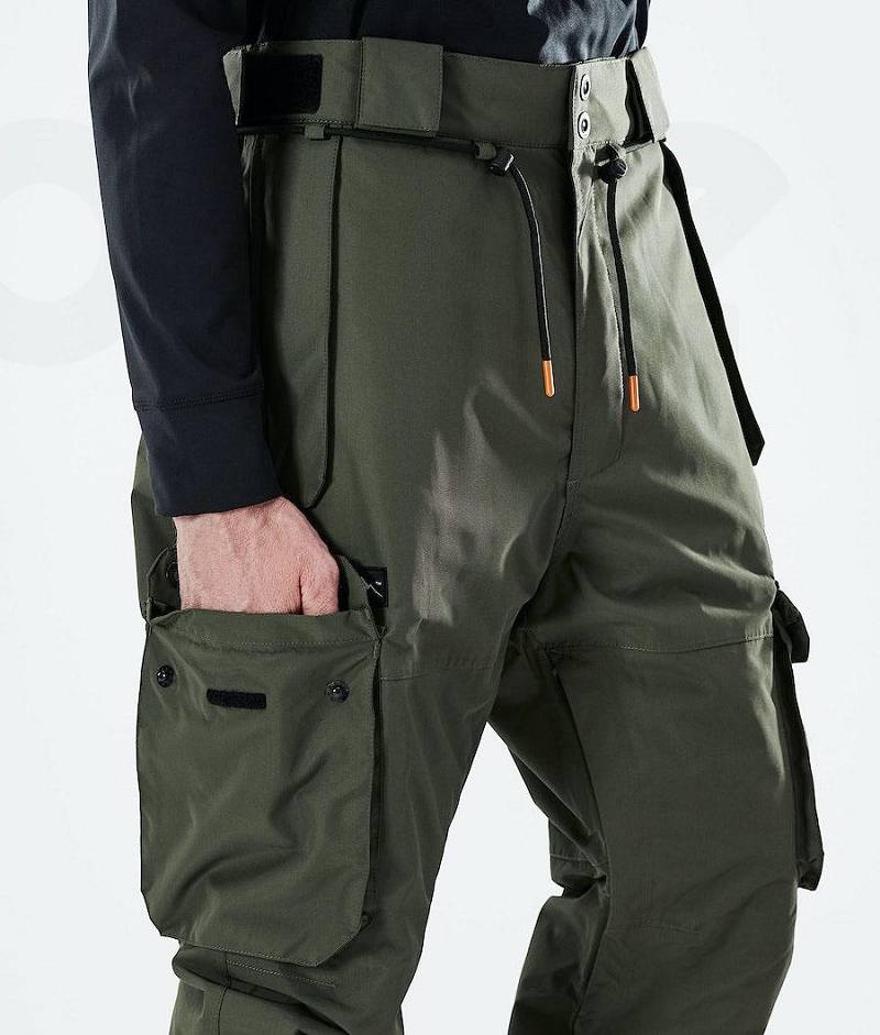 Olive Men's Dope Iconic 2021 Ski Pants | India_D1281