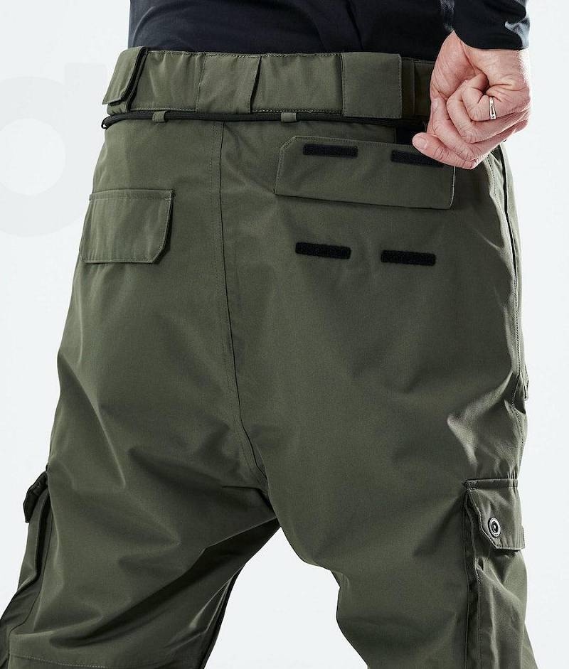 Olive Men's Dope Iconic 2021 Ski Pants | India_D1281