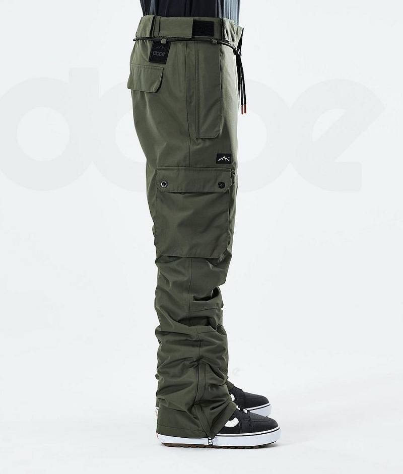 Olive Men's Dope Iconic 2021 Snowboard Pants | India_D1248