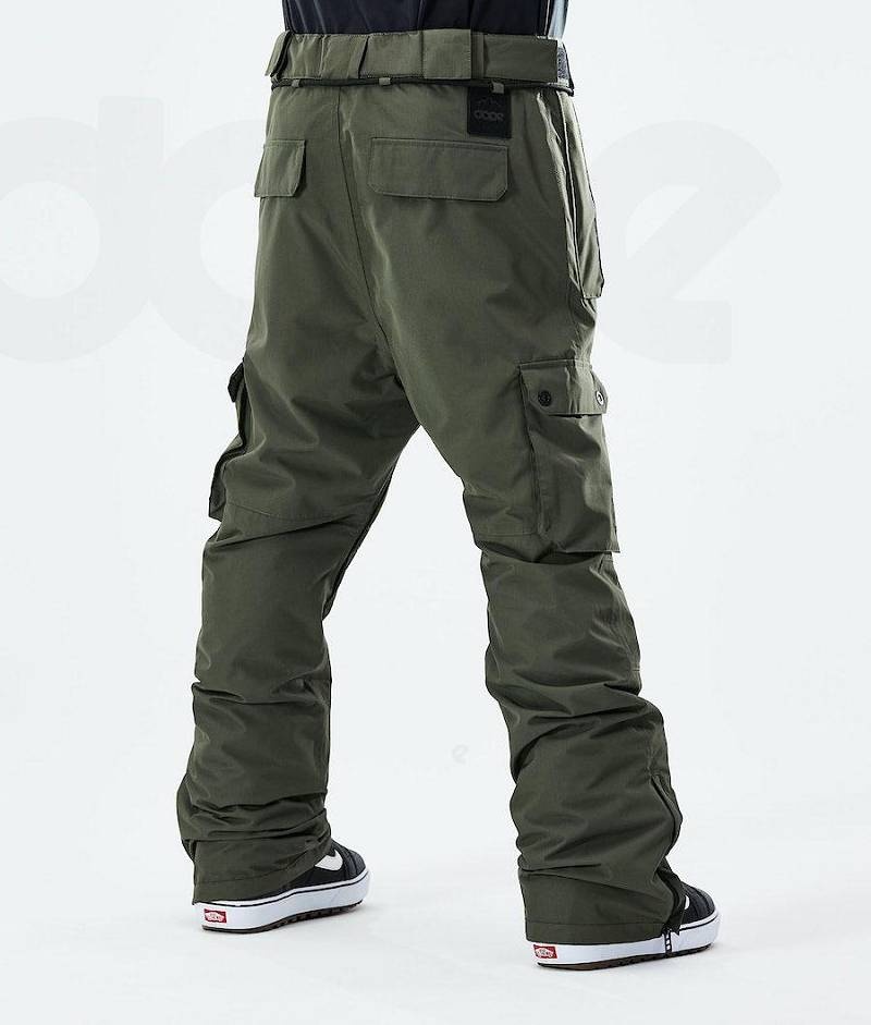 Olive Men's Dope Iconic 2021 Snowboard Pants | India_D1248