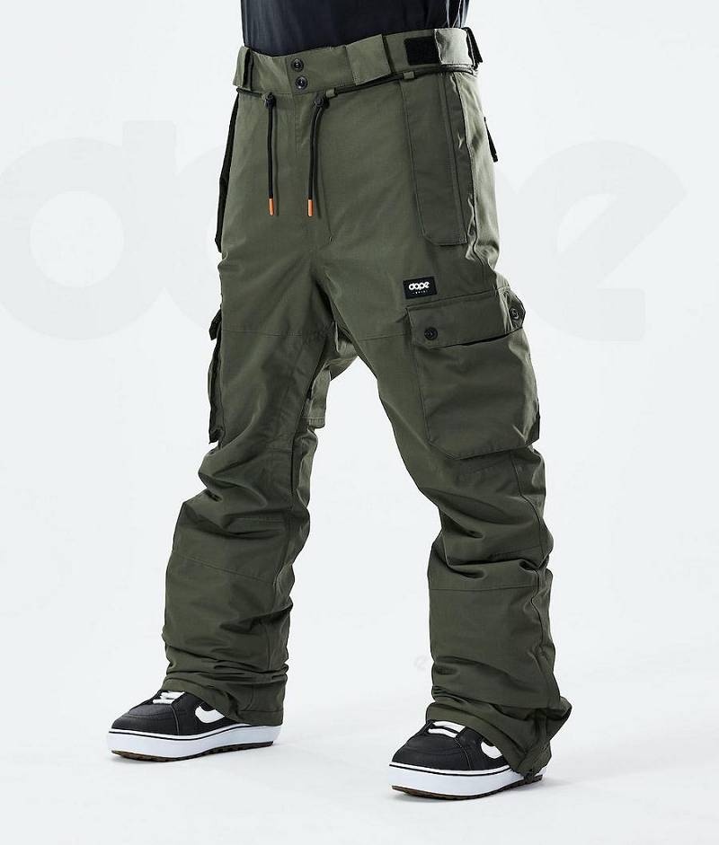 Olive Men\'s Dope Iconic 2021 Snowboard Pants | India_D1248