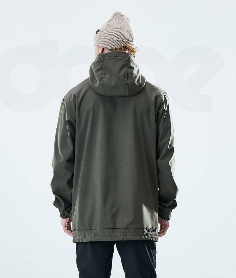 Olive Men's Dope Nomad Outdoor Jackets | India_D2079