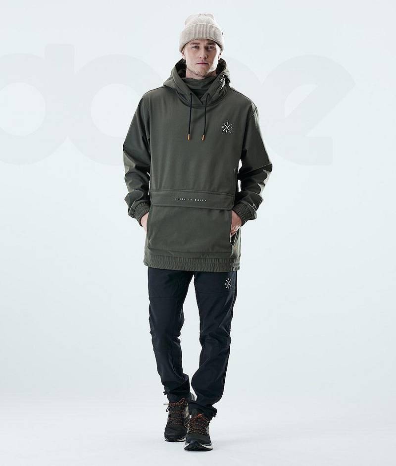 Olive Men's Dope Nomad Outdoor Jackets | India_D2079