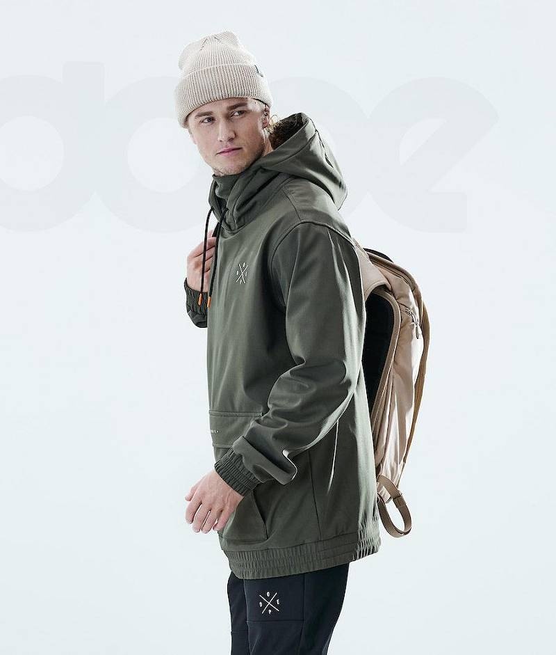 Olive Men's Dope Nomad Outdoor Jackets | India_D2079