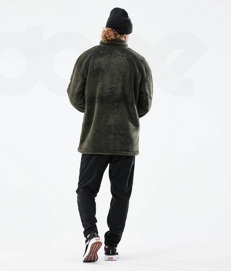 Olive Men's Dope Pile 2021 Fleece | India_D2136