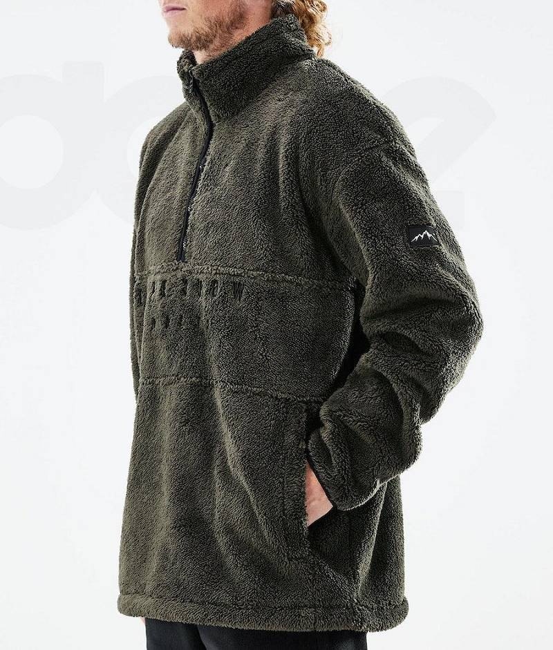 Olive Men's Dope Pile 2021 Fleece | India_D2136