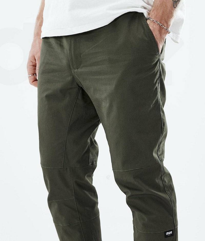 Olive Men's Dope Rover Outdoor Pants | India_D1804