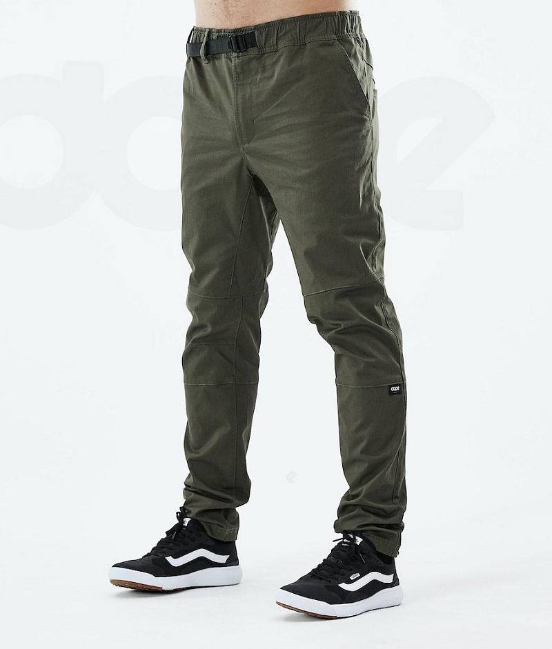 Olive Men's Dope Rover Outdoor Pants | India_D1804