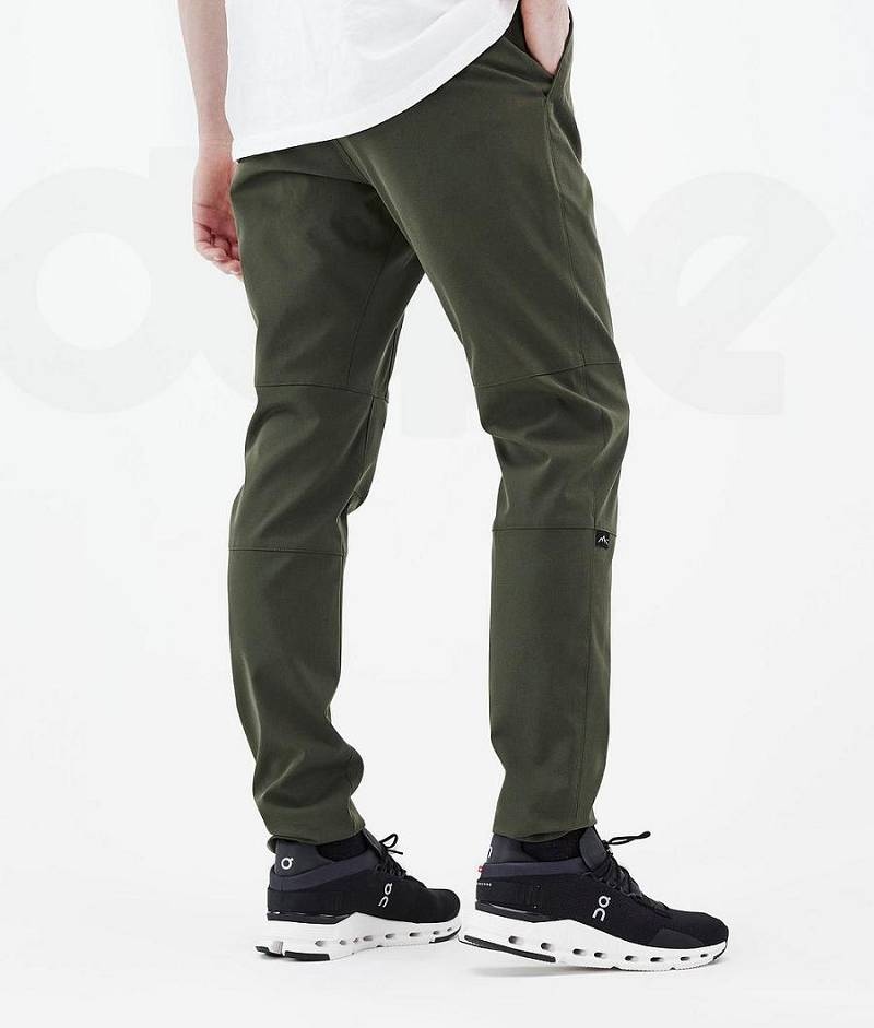 Olive Men's Dope Rover Tech Outdoor Pants | India_D2081