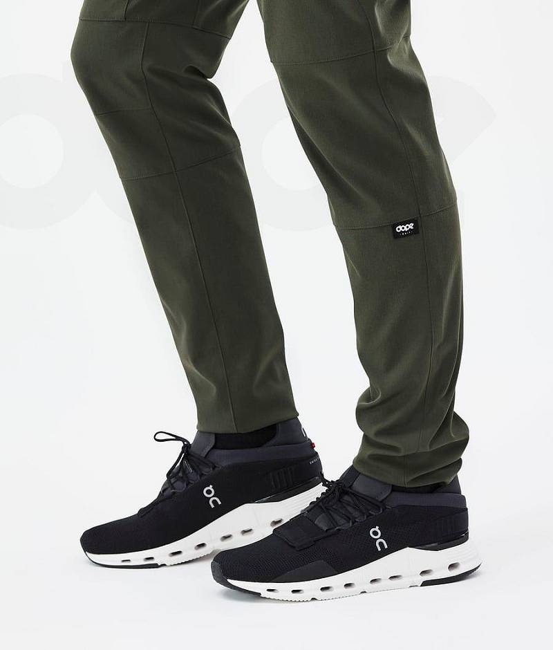 Olive Men's Dope Rover Tech Outdoor Pants | India_D2081