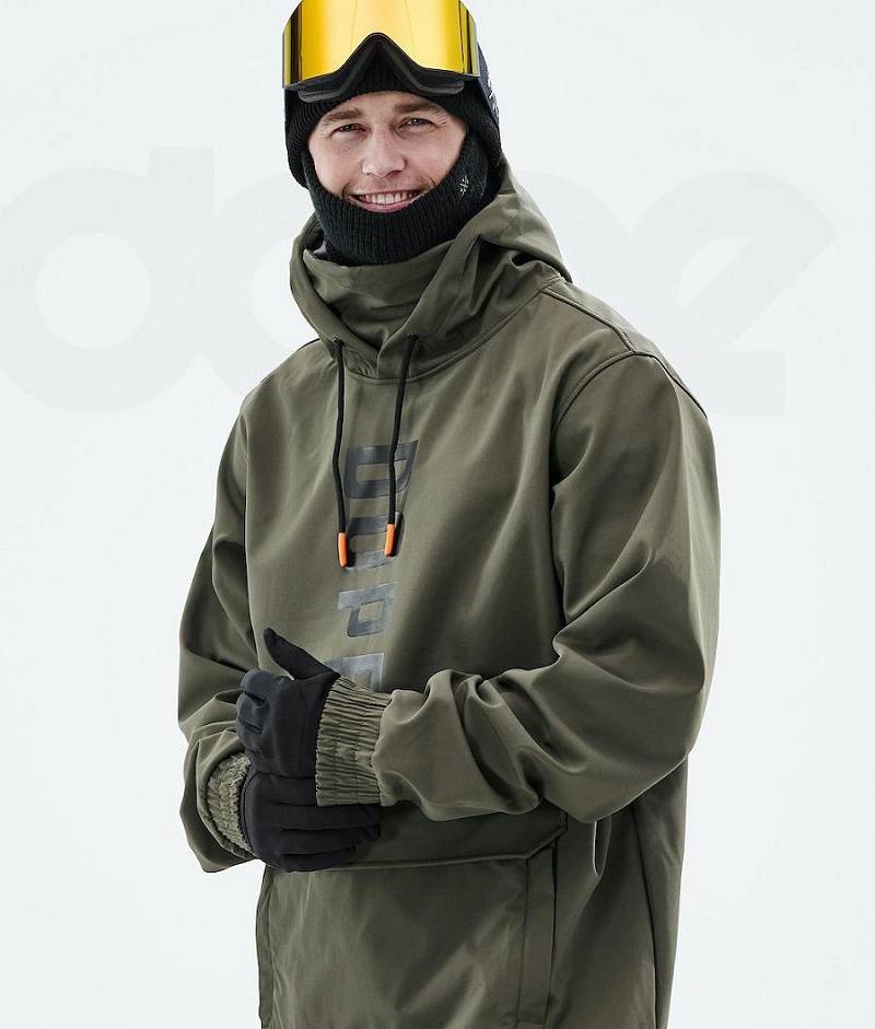 Olive Men's Dope Wylie Ski Jackets | India_D2441