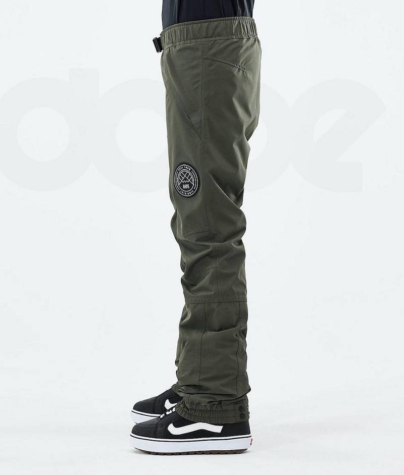 Olive Women's Dope Blizzard W 2021 Snowboard Pants | India_D2298