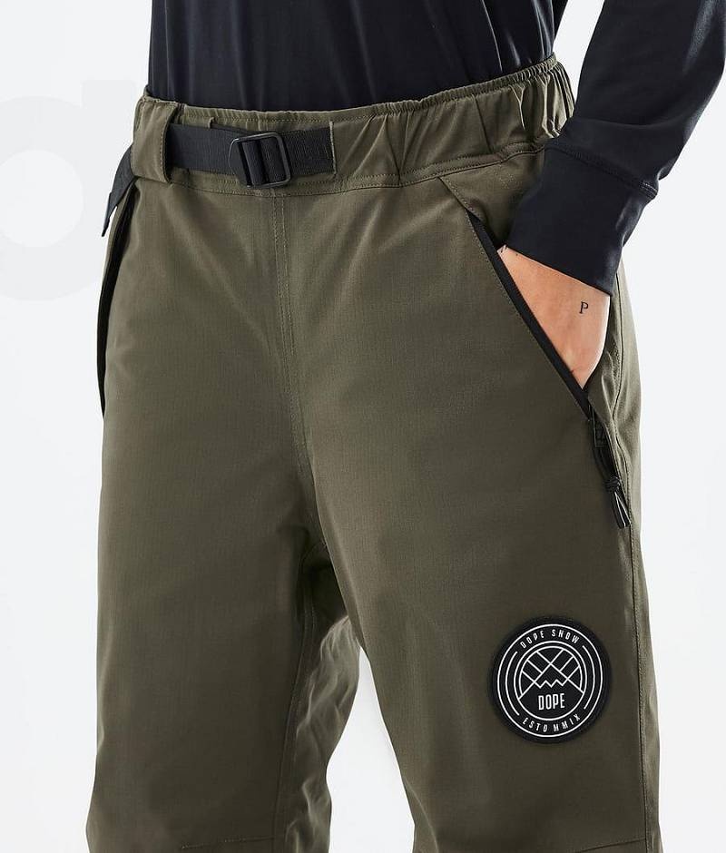 Olive Women's Dope Blizzard W Snowboard Pants | India_D1920