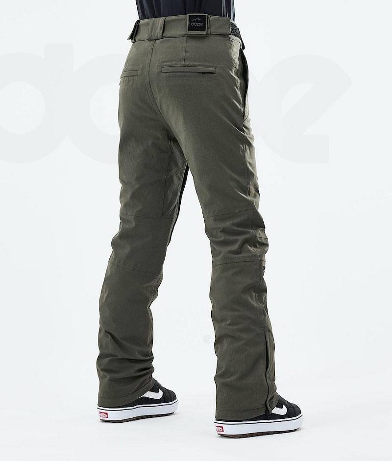 Olive Women's Dope Con W 2021 Snowboard Pants | India_D1244