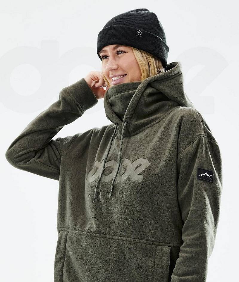 Olive Women's Dope Cozy II W 2021 Fleece | India_D2402