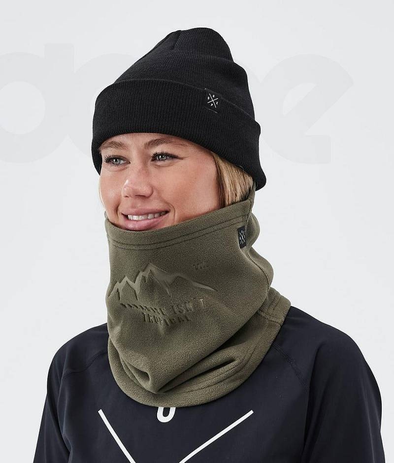 Olive Women's Dope Cozy Tube Facemasks | India_D2185