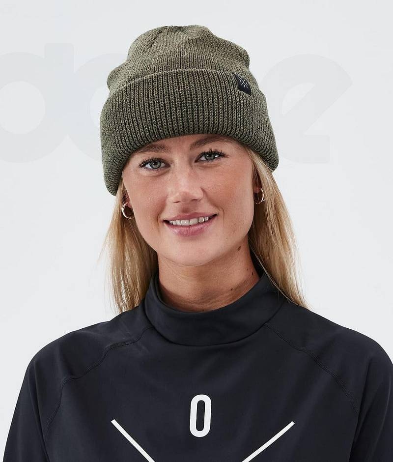 Olive Women's Dope Drifter II Beanies | India_D1860