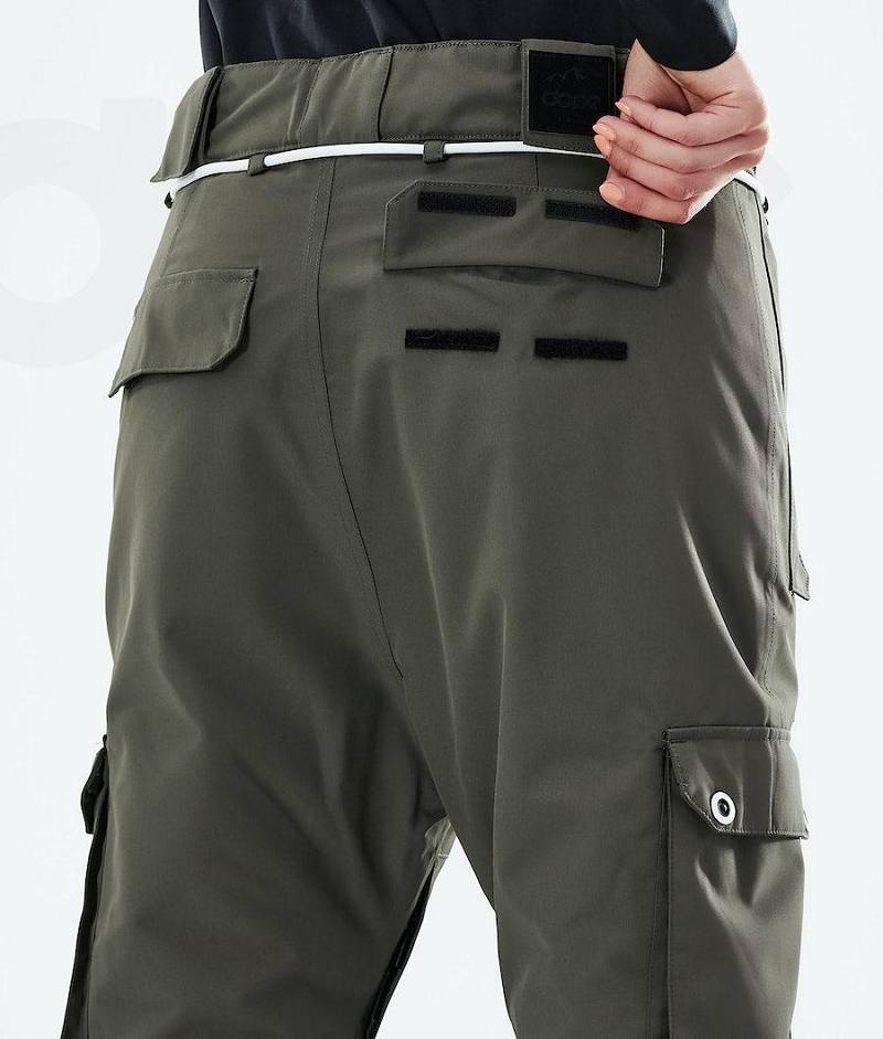 Olive Women's Dope Iconic W 2021 Ski Pants | India_D1656