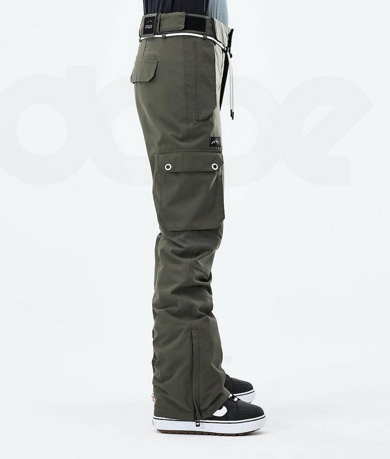 Olive Women's Dope Iconic W 2021 Snowboard Pants | India_D1912