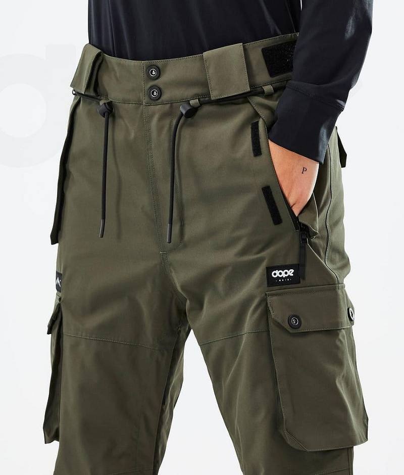 Olive Women's Dope Iconic W Ski Pants | India_D2047